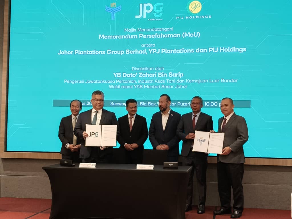 MoU between JPG, YPJ Plantations and PIJ Holdings